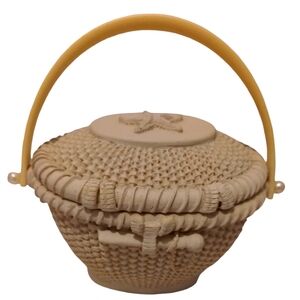 Adorable Resin Seashell Basket